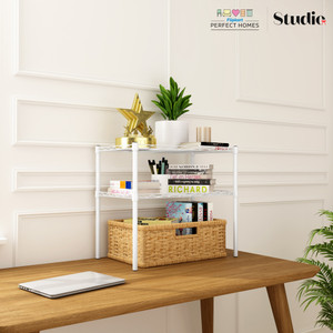 flipkart perfect homes studio book shelf metal open book shelf