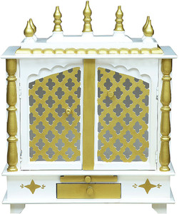 flipkart perfect homes studio solid wood home temple