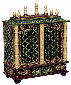 flipkart perfect homes studio temple for home solid wood home temple