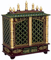 Flipkart Perfect Homes Studio Temple for home Solid Wood Home Temple