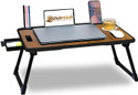Flipkart Perfect Homes Studio Wood Portable Laptop Table (Finish Color - MULTICOLOR)