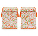 Flipkart SmartBuy 45 L Orange White Laundry