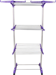 flipkart smartbuy aluminium plastic steel floor cloth dryer stand made in india 12 month manufacturing warranty pure stainless steel cloth stand