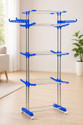 Flipkart SmartBuy Aluminium, Plastic, Steel Floor Cloth Dryer Stand Made In India 12 Month Manufacturing Warranty Pure Stainless Steel cloth Stand