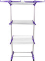 Flipkart SmartBuy Aluminium, Plastic, Steel Floor Cloth Dryer Stand Made In India 12 Month Manufacturing Warranty Pure Stainless Steel cloth Stand