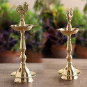 Flipkart SmartBuy Brass (Pack of 2) Table Diya Set