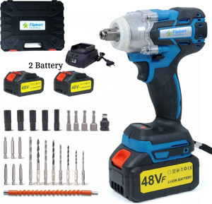 flipkart smartbuy cordless impact wrench 850nm 3 speed 2 battery 48vf power tools  square shaft cordless impact wrench 12 inch