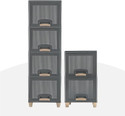 Flipkart SmartBuy Foldable Cabinet Plastic Cupboard For