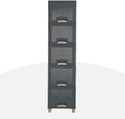 Flipkart SmartBuy Foldable Cabinet Plastic Cupboard For