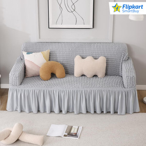 Flipkart SmartBuy Jacquard 3 Seater Sofa Plain