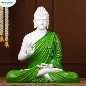 flipkart smartbuy lord gautam meditating buddha statue for home decor idol decorative showpiece  -  38 cm