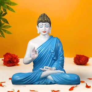 flipkart smartbuy lord gautam meditating buddha statue for home decor idol decorative showpiece  -  38 cm