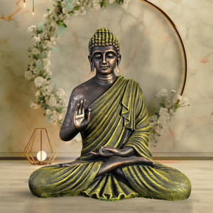 flipkart smartbuy lord gautam meditating buddha statue for home decor idol decorative showpiece  -  38 cm