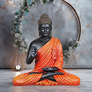 flipkart smartbuy lord gautam meditating buddha statue for home decor idol decorative showpiece  -  38 cm