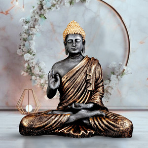 flipkart smartbuy lord gautam meditating buddha statue for home decor idol decorative showpiece  -  38 cm