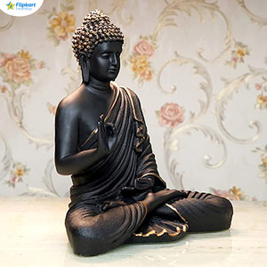 flipkart smartbuy lord gautam meditating buddha statue for home decor idol decorative showpiece  -  38 cm