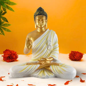 flipkart smartbuy lord gautam meditating buddha statue for home decor idol decorative showpiece  -  38 cm