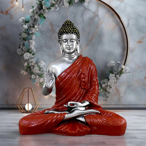 flipkart smartbuy lord gautam meditating buddha statue for home decor idol decorative showpiece  -  38 cm