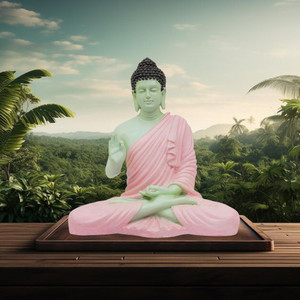 flipkart smartbuy lord gautam meditating buddha statue for home decor idol decorative showpiece  -  38 cm