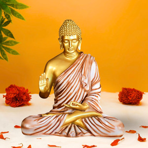 flipkart smartbuy lord gautam meditating buddha statue for home decor idol decorative showpiece  -  38 cm