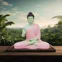 Flipkart SmartBuy Lord Gautam Meditating Buddha Statue For Home Decor Idol Decorative Showpiece  -  38 cm