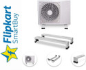 Flipkart SmartBuy Metal Floor Heavy Duty AC Outdoor Unit Stand 43.5cm x 5cm Shelf Bracket (Iron)