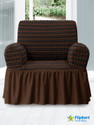Flipkart SmartBuy Polyester 1 Seater Sofa Geometric