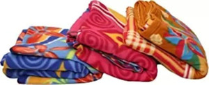 flipkart smartbuy printed double fleece blanket for  ac room woollen blend print 18
