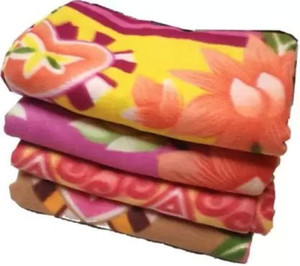 flipkart smartbuy printed double fleece blanket for  ac room woollen blend print 25