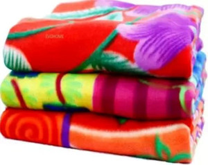 flipkart smartbuy printed double fleece blanket for  ac room woollen blend print 17
