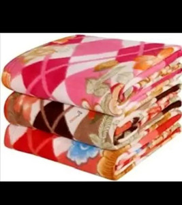 flipkart smartbuy printed double fleece blanket for  ac room woollen blend print 10
