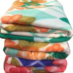 flipkart smartbuy printed double fleece blanket for  ac room woollen blend print 16