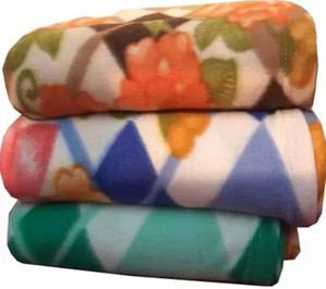 flipkart smartbuy printed double fleece blanket for  ac room woollen blend print 8