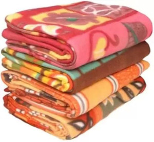 flipkart smartbuy printed double fleece blanket for  ac room woollen blend print 24