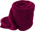 Flipkart SmartBuy Printed Double Fleece Blanket for  AC Room (Woollen Blend, Maroon)