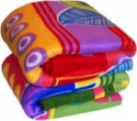 Flipkart SmartBuy Printed Double Fleece Blanket for  AC Room (Woollen Blend, PRINT 4)