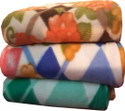 Flipkart SmartBuy Printed Double Fleece Blanket for  AC Room (Woollen Blend, PRINT 8)
