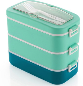 flipkart smartbuy ultimate 3 compartment bentobox 3 containers plastic school lunch box 2100 ml