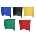 Flipside Products 36” x 48” Project Boards for Presentations, Science Fair, School Projects, Event Displays and Trifold Picture Board, Proudly Made in USA - Assorted Colors - 10 Pack