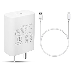 fliptronics original 44w flash charger with type-c data cable for vivo y35v25 5g v23 5gv25 v23e 5gv23 pro 5g y75 4g y35 5g 23e v25e 21e 5g v21 pro y73 21 5g ghu7