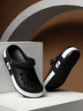 FLITE Men Casual Sandal Black White 9