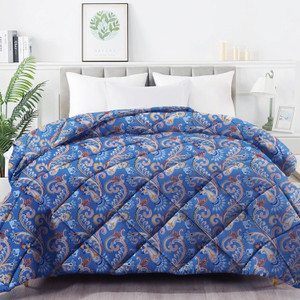 floating dreams cotton king sized bedding set green combo of 4 king size double bedsheet  2 pillow cover  1 ac comforter
