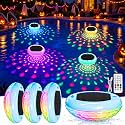 Floating Solar Pool Lights 4PACK, Halloween Lights, Pumpkin Lanterns