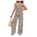Floerns Girl's 2 Piece Outfit Hawaiian Tropical Crop Cami Tops and Boho Pants Set