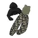 Floerns Girl39s 3 Piece Outfit Asymmetrical Hoodie