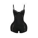 Floerns Women's Lace Rompers Sleeveless See Through Night Out One Piece Unitard Bodysuit