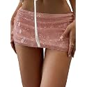 Floerns Women39s Sequin Low Waist Mini Skorts
