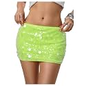 Floerns Women39s Sequin Low Waist Mini Skorts