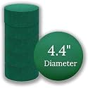 FLOFARE Pack of 6 Round Floral Foam Blocks Each (4.4" x 1.4") Green Wet & Dry Flower Foam for Fresh & Artificial Flower Arrangement, Florist Supplies for DIYs, Arts, Crafts & Weddings