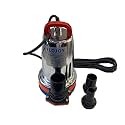 FLOJOY Asian Pumps&amp;Machineries Solar Submersible Water Pump Dc 24V 220W Solar Panel Or Battery Operated Water Pump Head 25-30 Feet&amp;Flow 9000Lph With For Irrigation Marine Boat Outlet 2"&amp;3 Nozzle